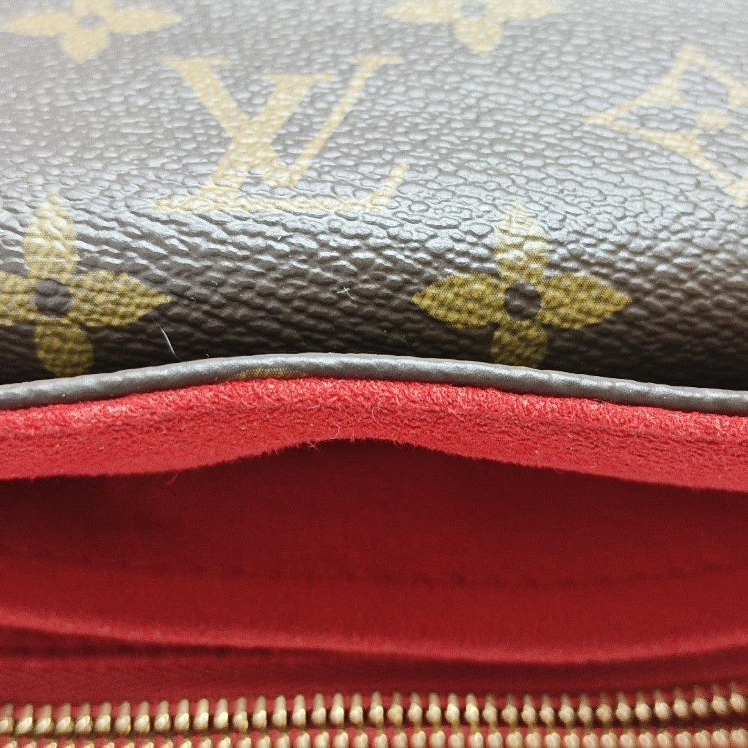 SAINT PLACIDE Monogram Coated Canvas Brown