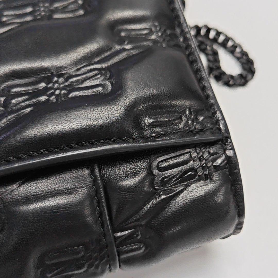 Hourglass Small Lambskin Black