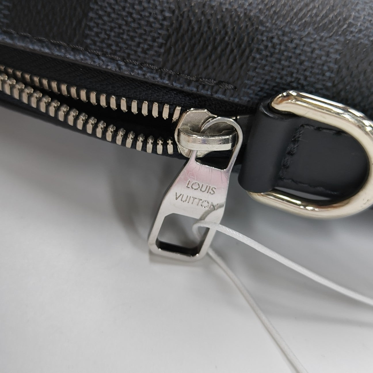 PORTE-DOCUMENTS Damier Coated Canvas Blue