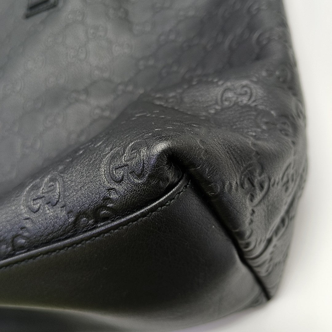 GG Imprime Monogram Calfskin Black