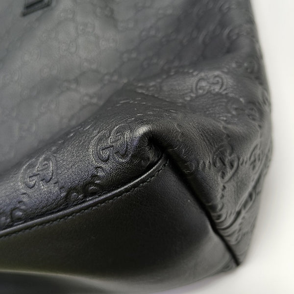 GG Imprime Monogram Calfskin Black