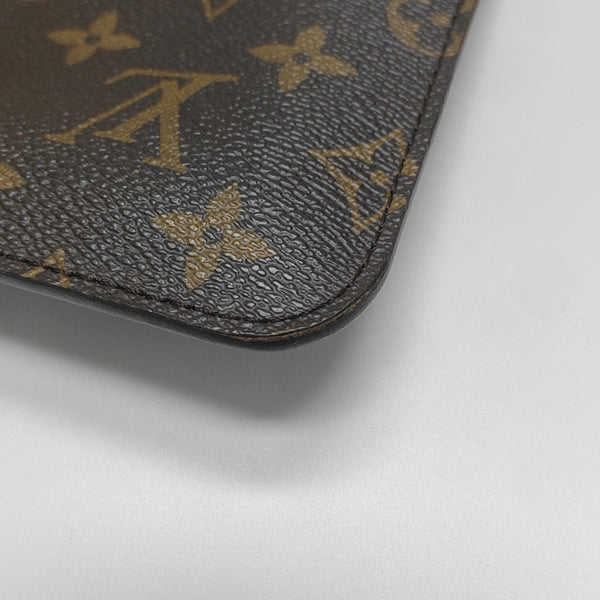 NEVERFULL MM Monogram Coated Canvas Brown