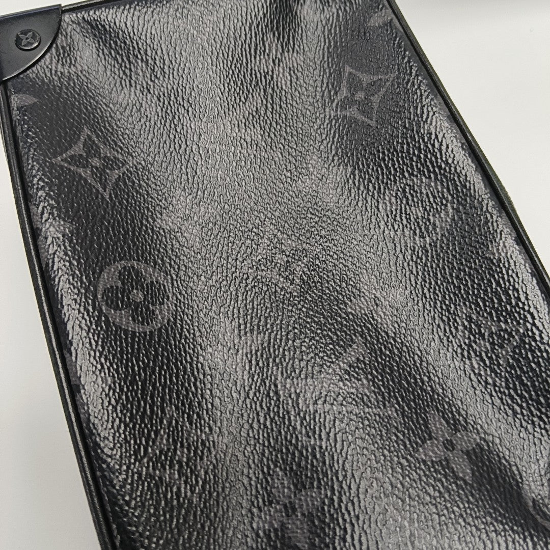 SOFT TRUNK Mini Monogram Coated Canvas Black