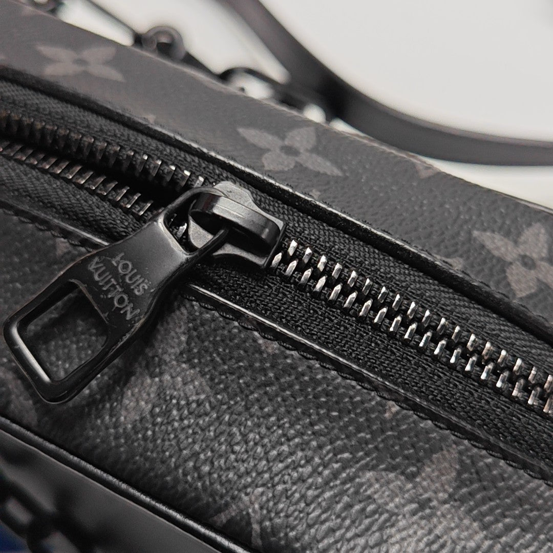 SOFT TRUNK Mini Monogram Coated Canvas Black