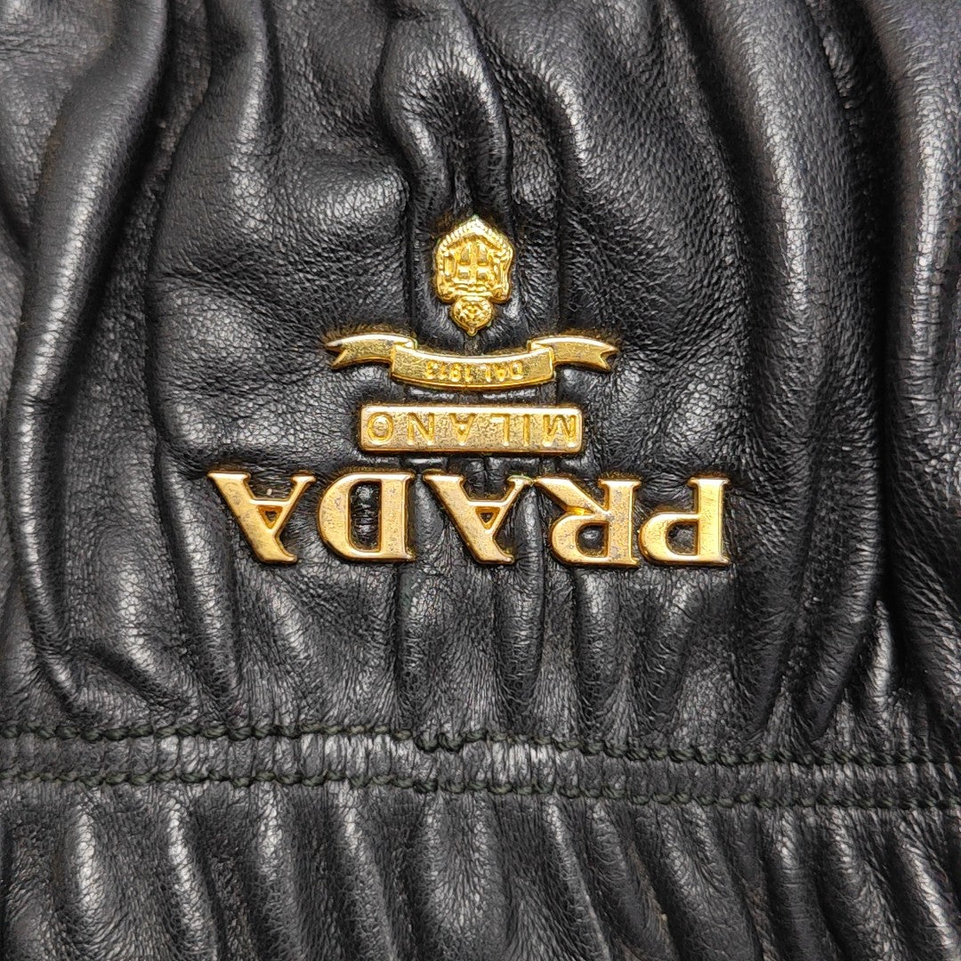 Gaufre Calfskin Black