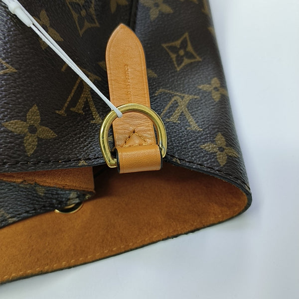 NÉONOÉ MM Monogram Coated Canvas Brown