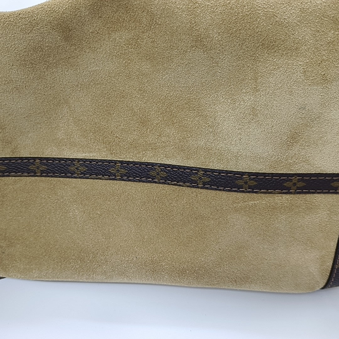 EXPRESS MM Monogram Suede Beige