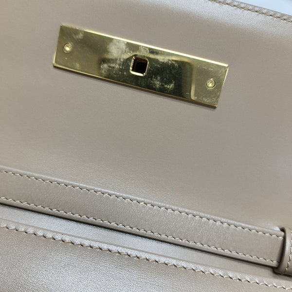 MANHATTAN Small Calfskin Beige