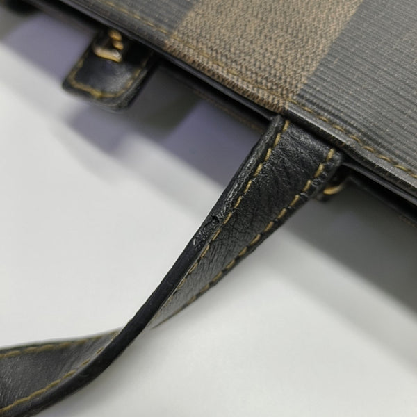 Coated Canvas Shoulder Bag Multicolor