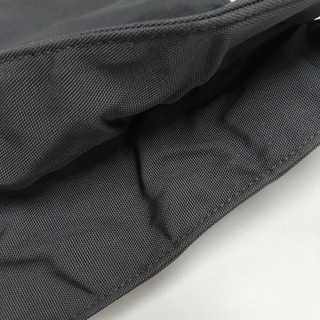 Fabric Shoulder Bag Black