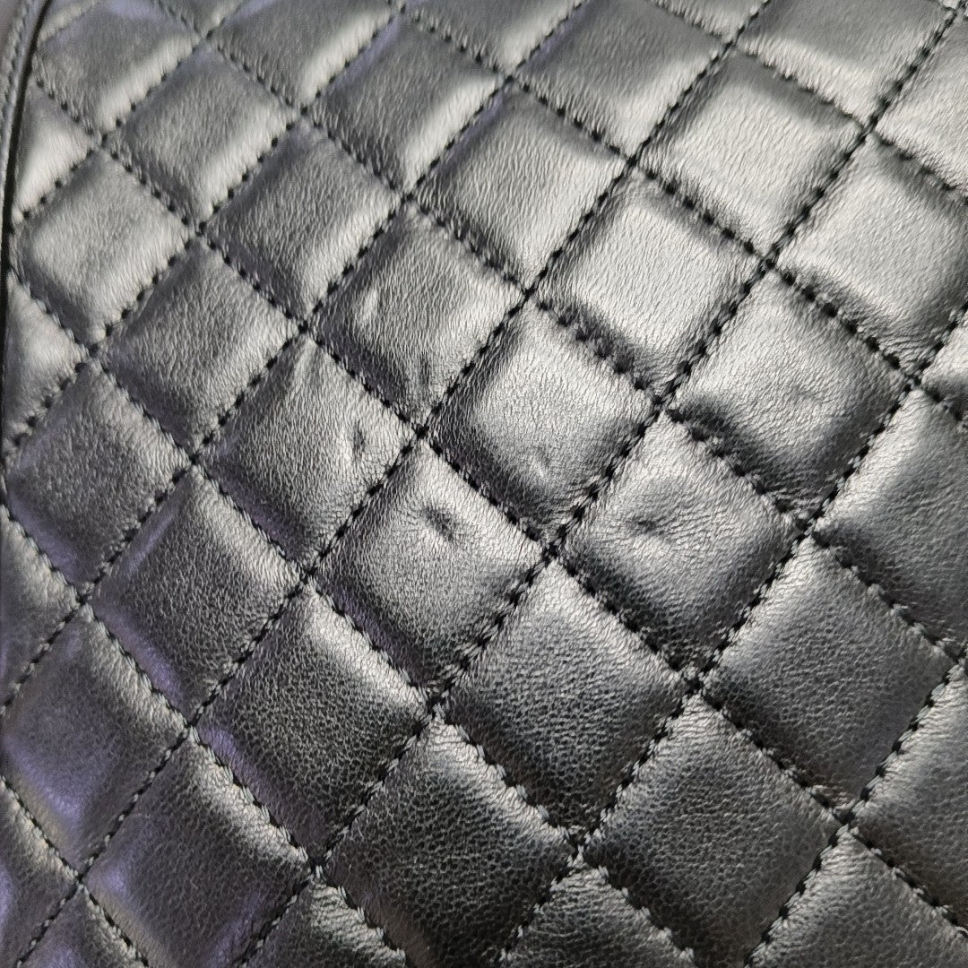 BOY CHANEL Maxi Quilted Lambskin Black