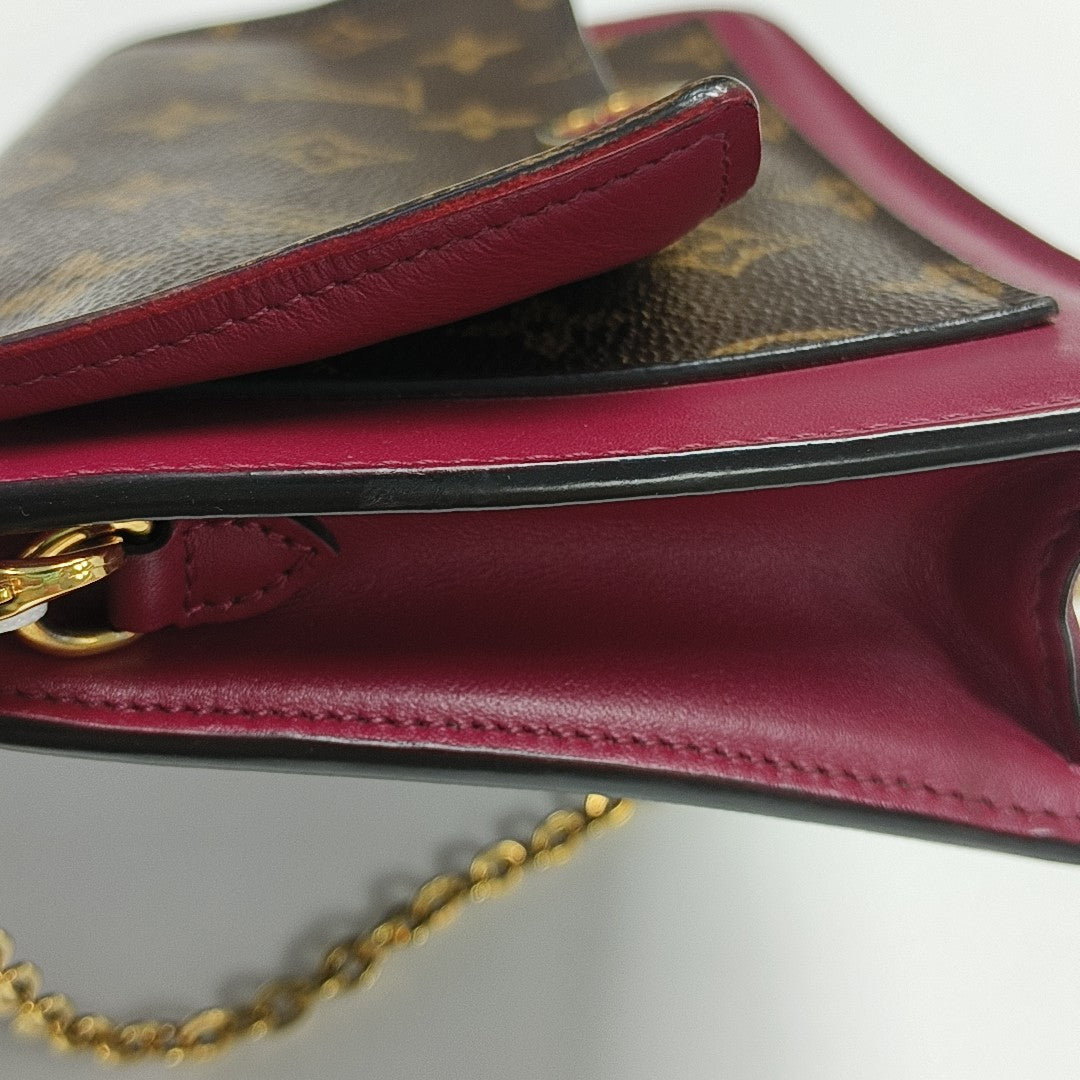 FLORE Monogram Coated Canvas Brown