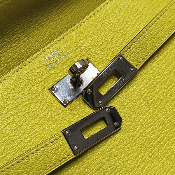 Kelly 19 Chèvre Mysore Yellow Wallet