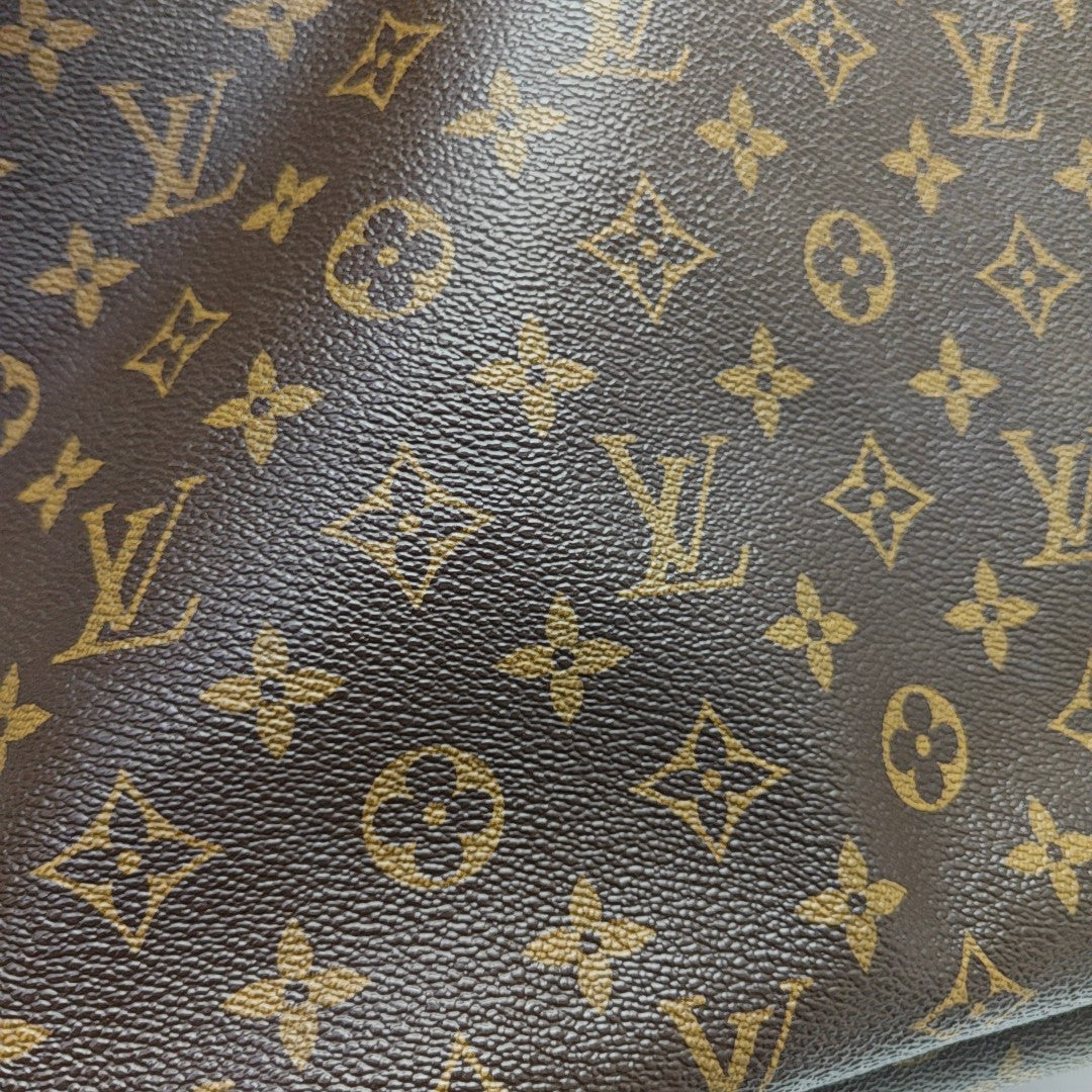 NEVERFULL MM Monogram Coated Canvas Brown
