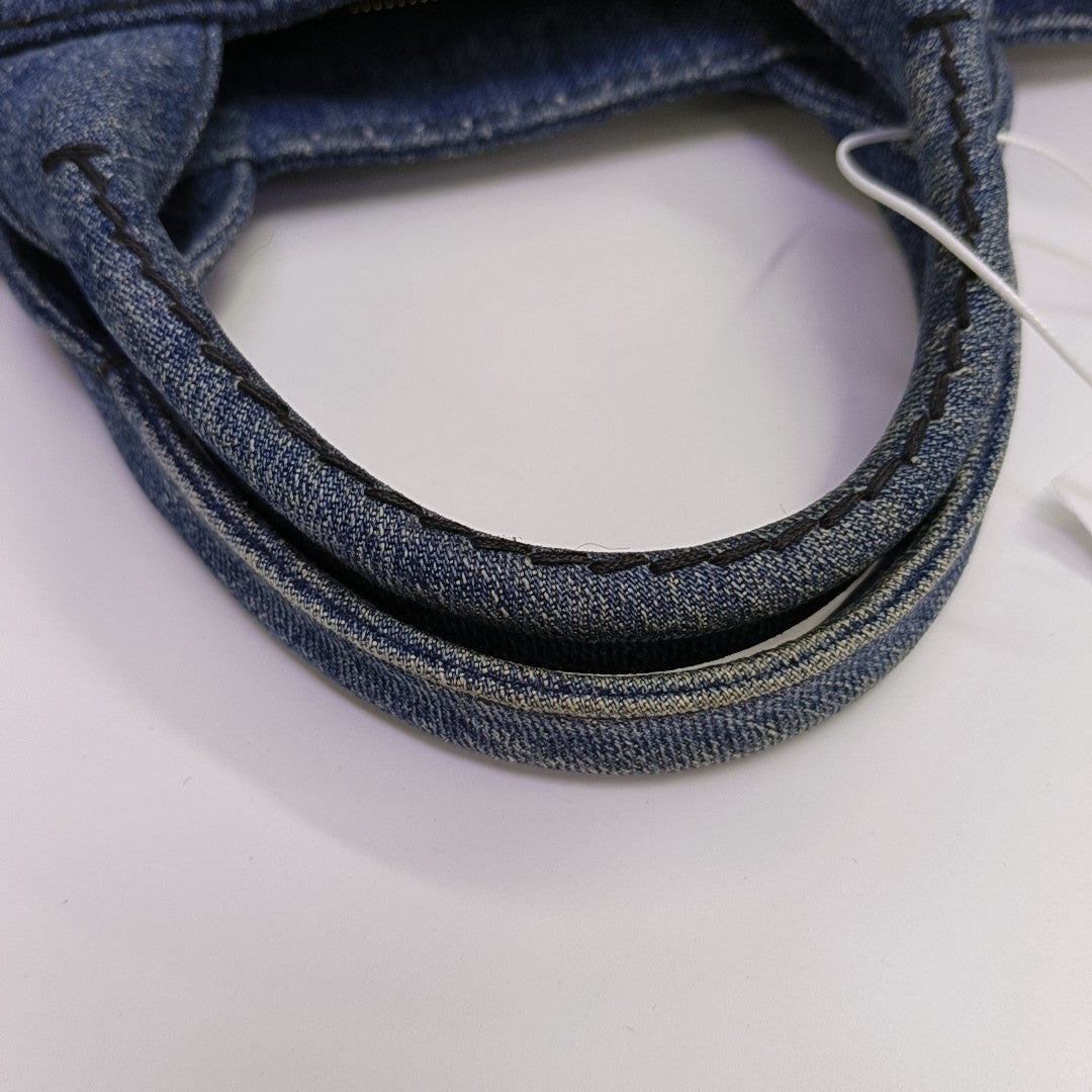 Denim Quilted Denim Blue