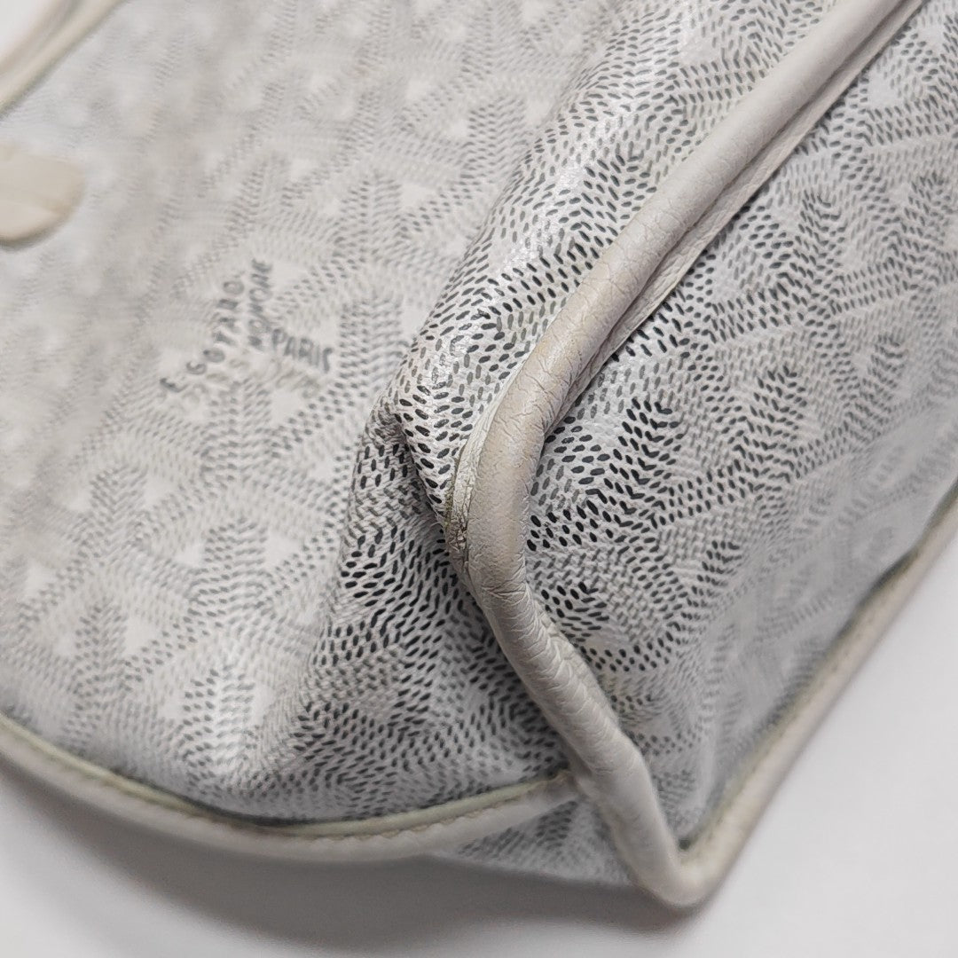 Anjou Mini Coated Canvas White
