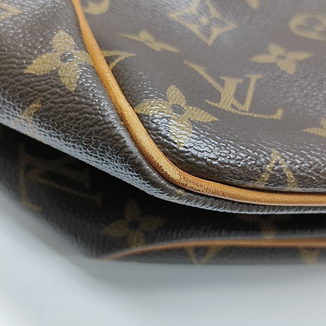 BATIGNOLLES MM Monogram Coated Canvas Brown