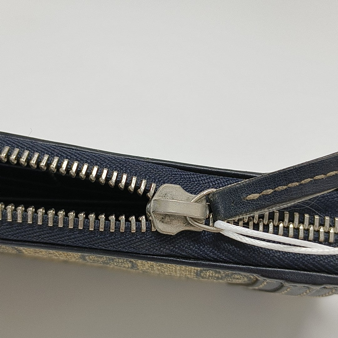 Monogram Coated Canvas Wallet Beige