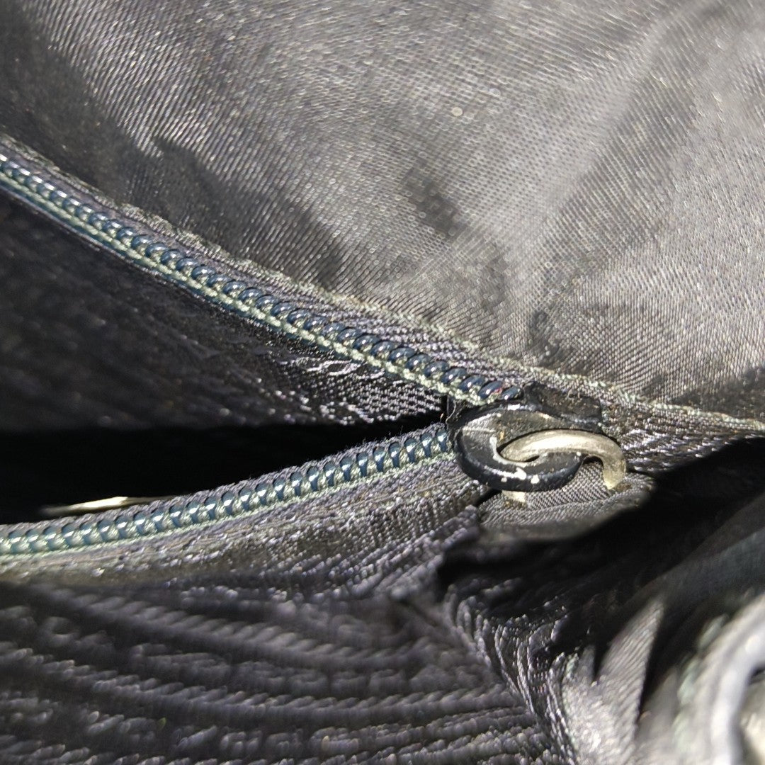 Nylon Shoulder Bag Black