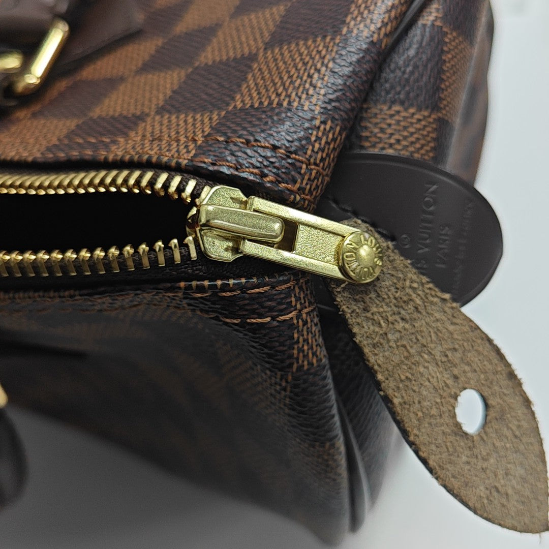 SPEEDY 30 Damier Ebene Coated Canvas Brown