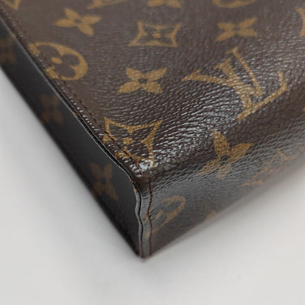 TOILET POCKET 26 Monogram Coated Canvas Brown