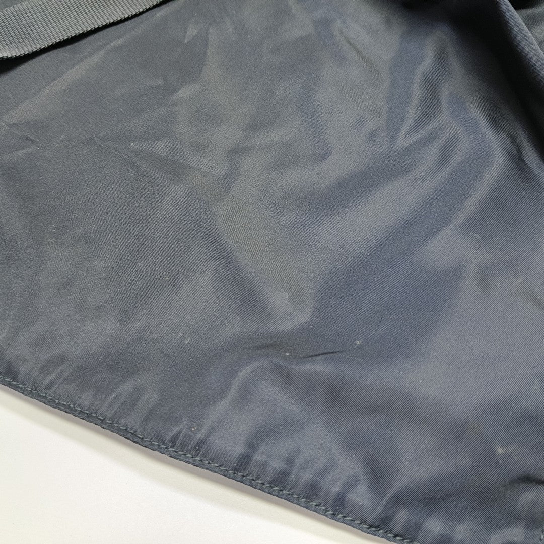 Nylon Shoulder Bag Blue
