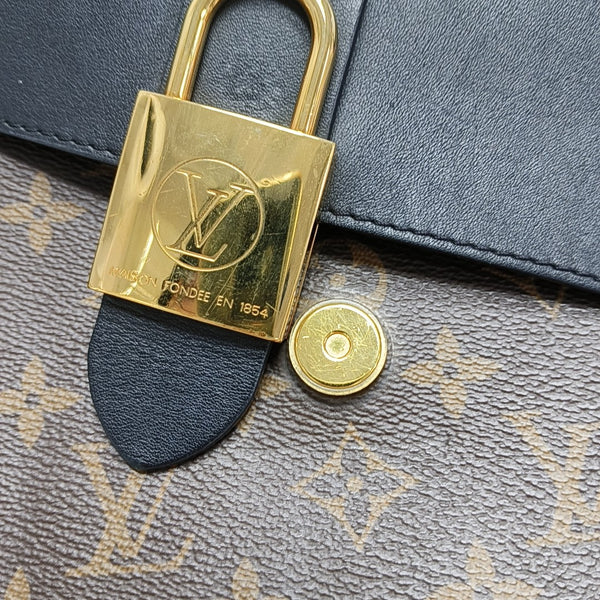 LOCKY BB Monogram Coated Canvas Brown