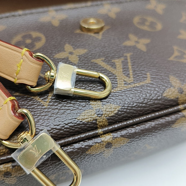 IVY Monogram Coated Canvas Brown