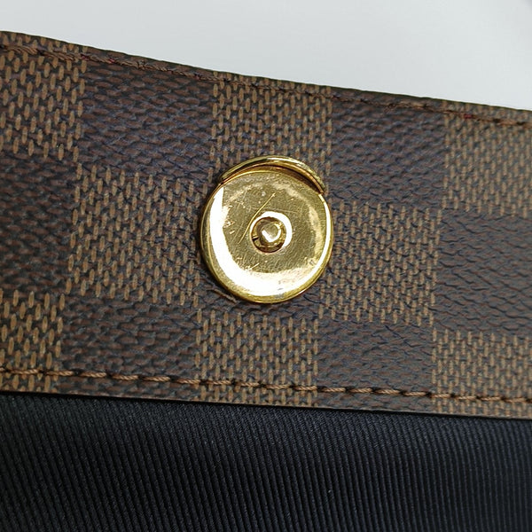 BOND STREET BB Damier Ebene Coated Canvas Brown