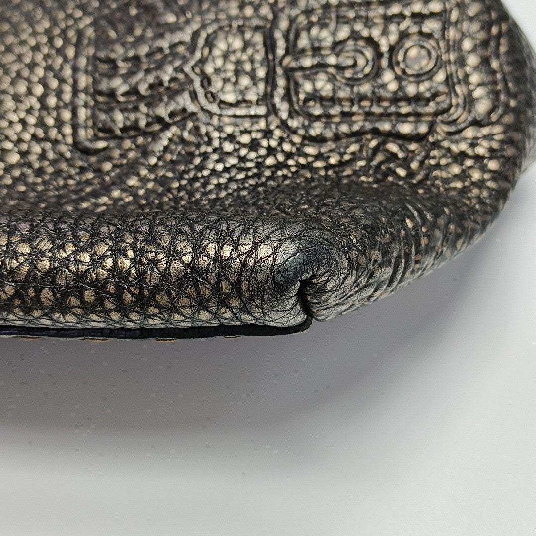 Calfskin Top Handle Bag Gold