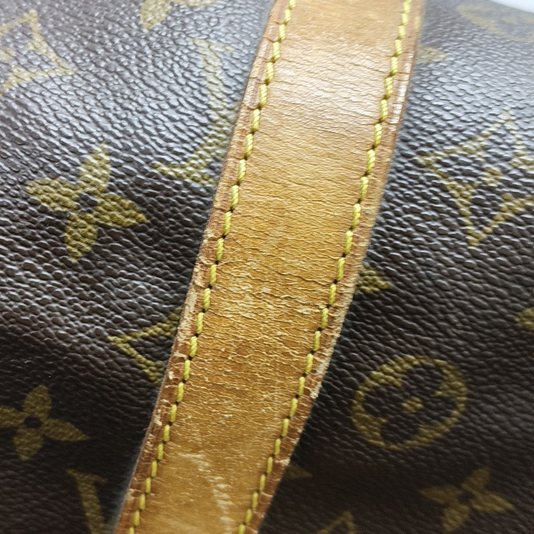 SAC SOUPLE 55 Monogram Coated Canvas Brown