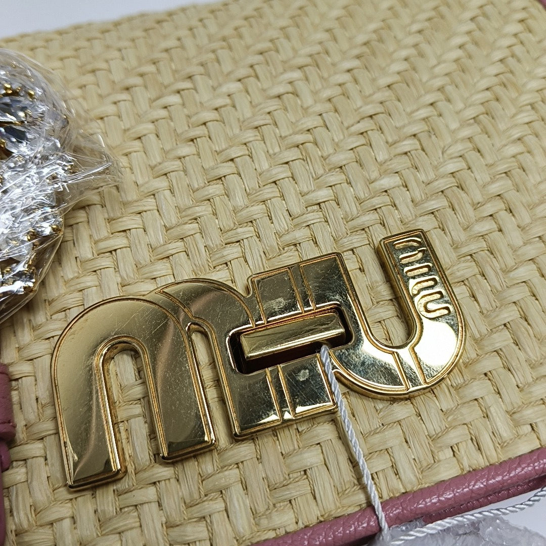 My Miu Straw Beige