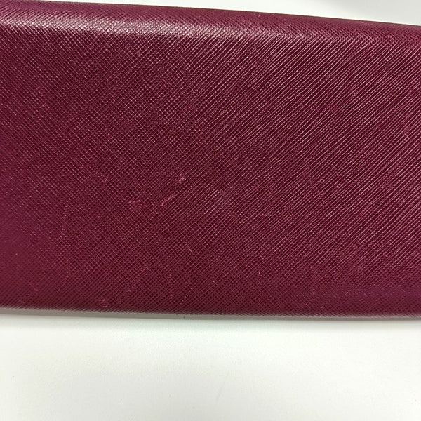 Authenticated pre-owned  Gancini Calfskin Red Wallet - Wallet at Looply