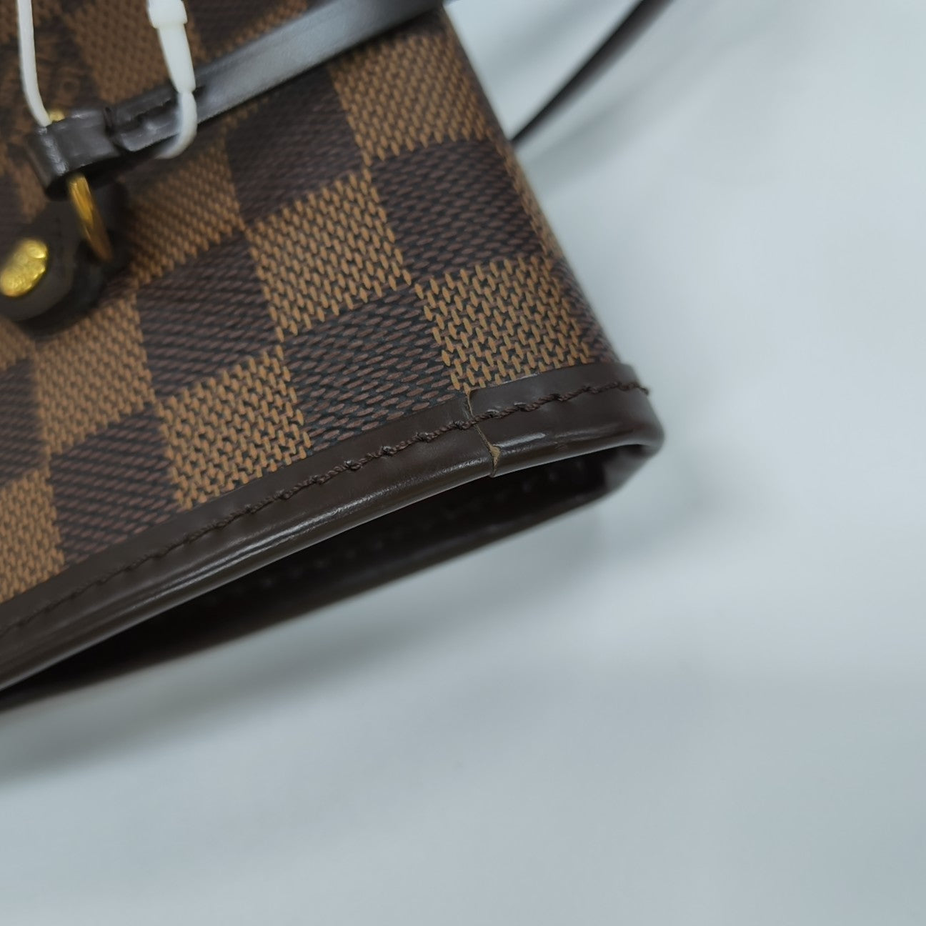 NEVERFULL MM Damier Ebene Coated Canvas Brown