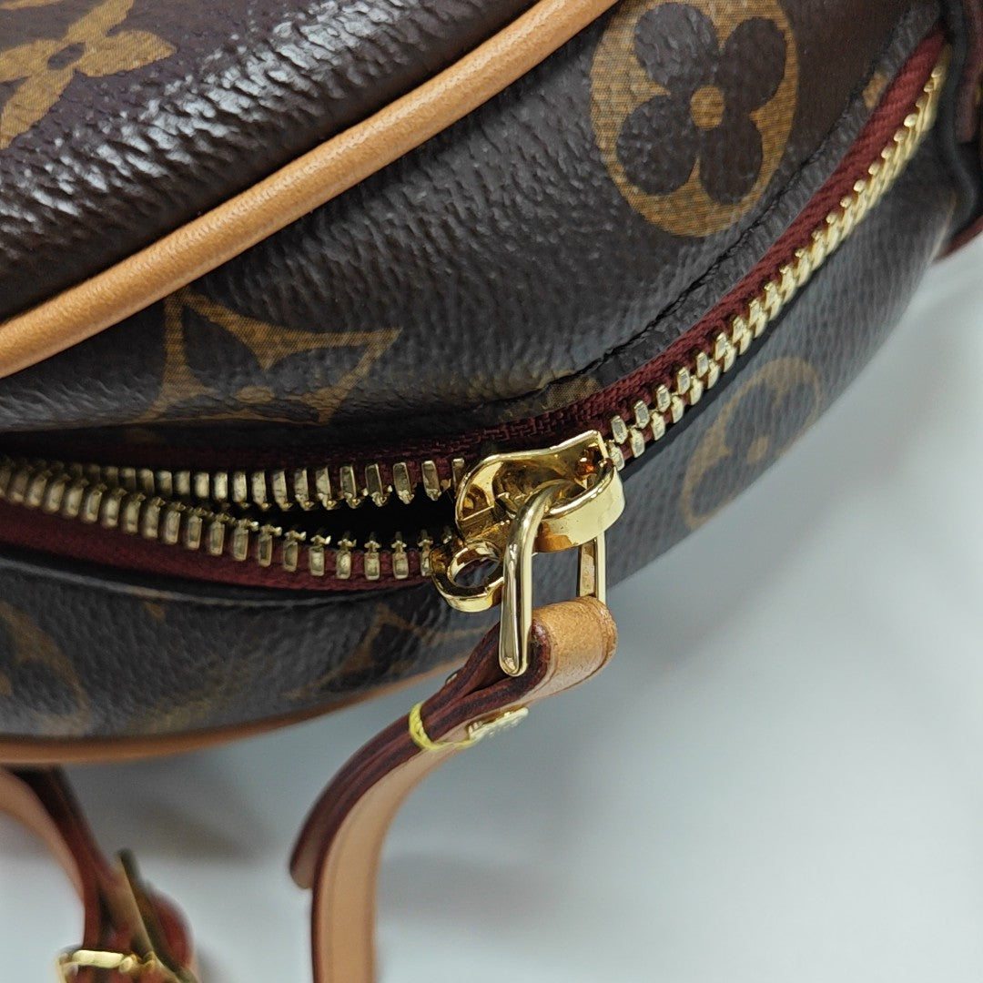 BOITE CHAPEAU MM Monogram Coated Canvas Brown