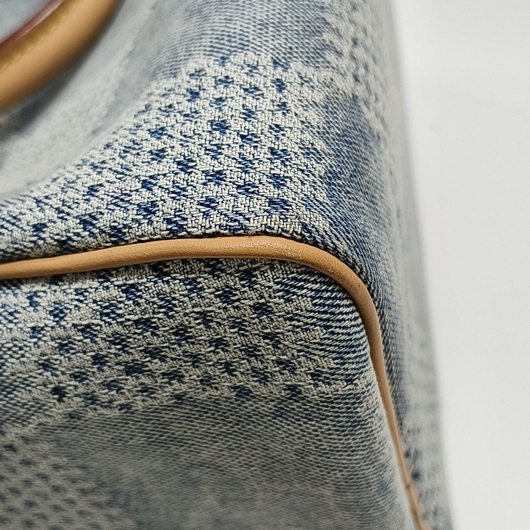 SPEEDY 25 Damier Canvas Blue