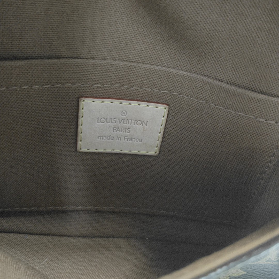 MARELLE Monogram Coated Canvas Brown