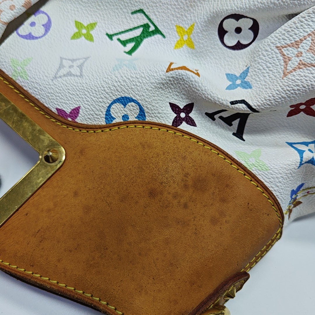 LV × TM JUDY MM Monogram Coated Canvas White