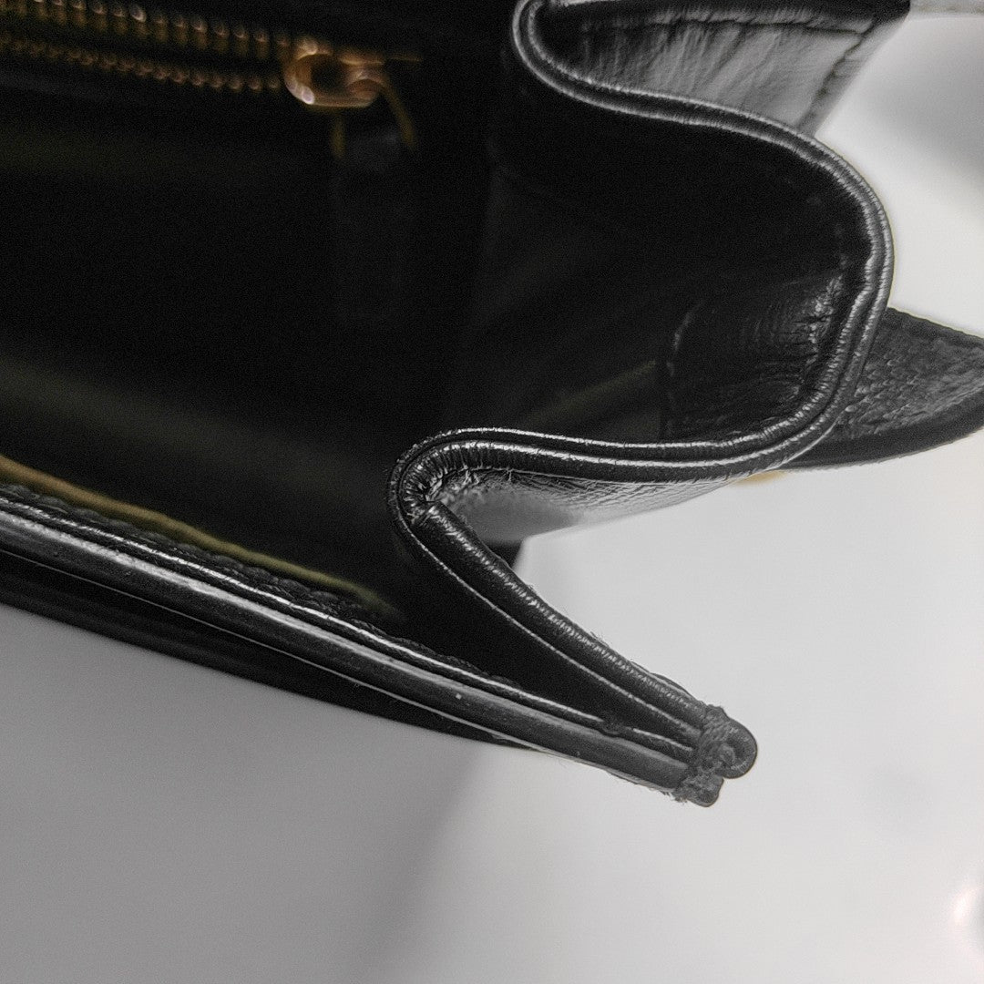 GG Ring Small Calfskin Black