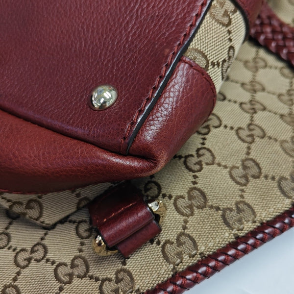 Monogram Canvas Tote Bag Beige