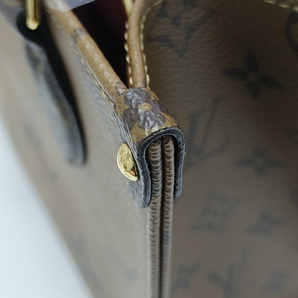 ONTHEGO PM Monogram Coated Canvas Brown