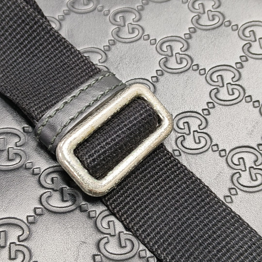 Signature Monogram Calfskin Black