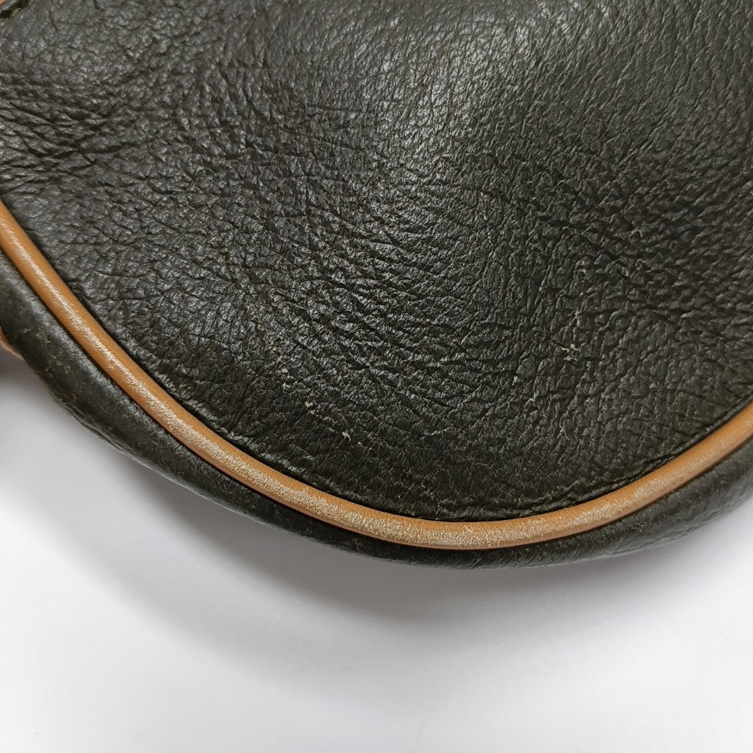 Calfskin Crossbody Bag Brown