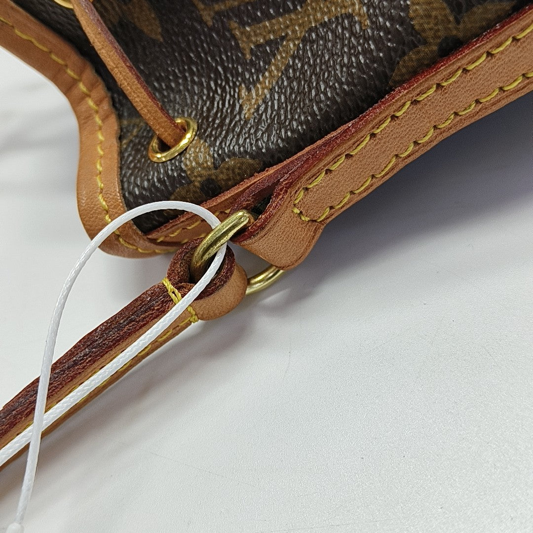 NÉONOÉ Nano Lona Revestida Monogram Marrón