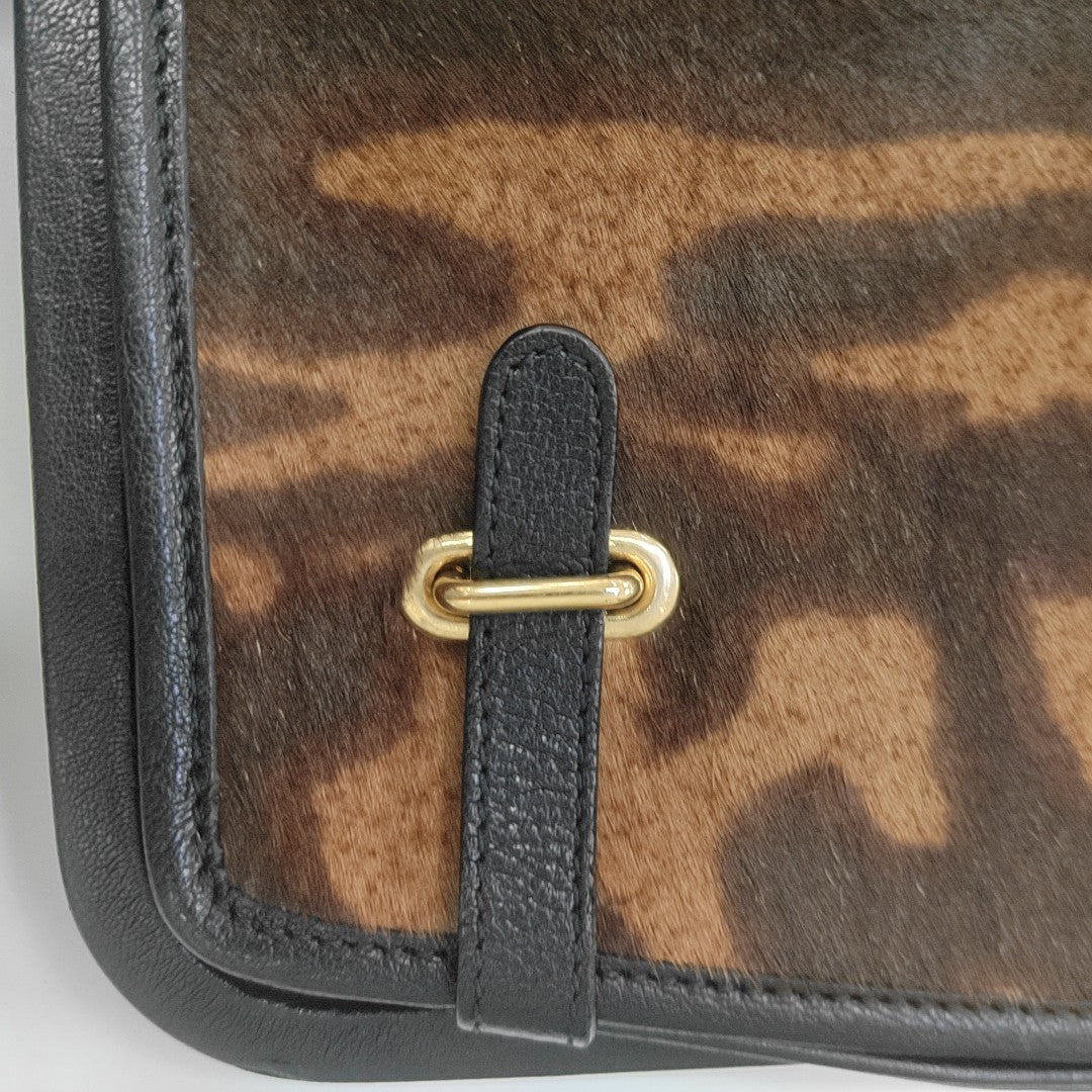 Horsehair Clutch Black