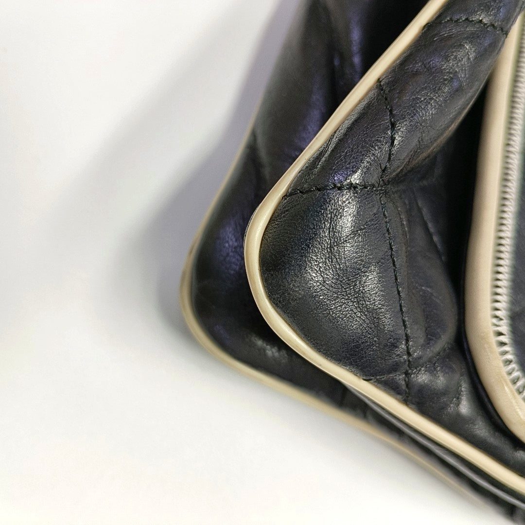 Quilted Lambskin Black