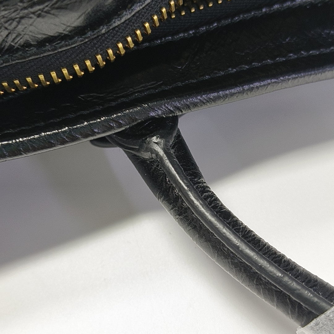 Bonnie Medium Patent Leather Black