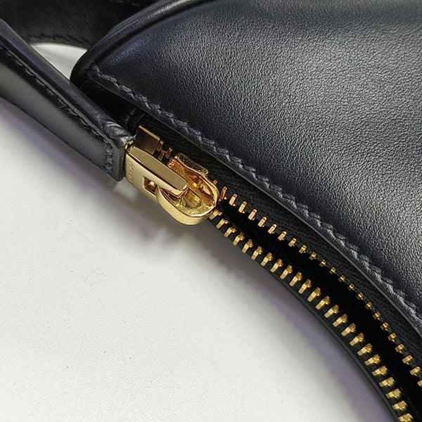 Calfskin Shoulder Bag Black