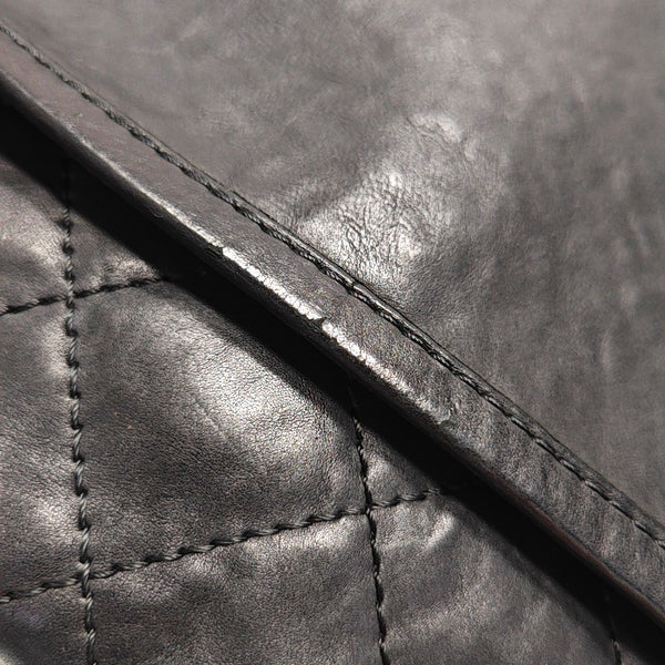 Medium Quilted Calfskin Black
