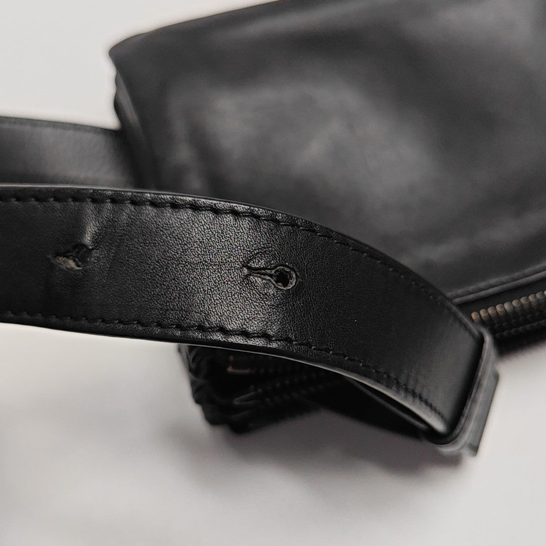 Calfskin Shoulder Bag Black